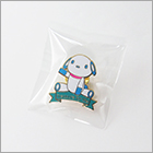 ピンバッジパッケージの種類
①OPP袋入り(標準)